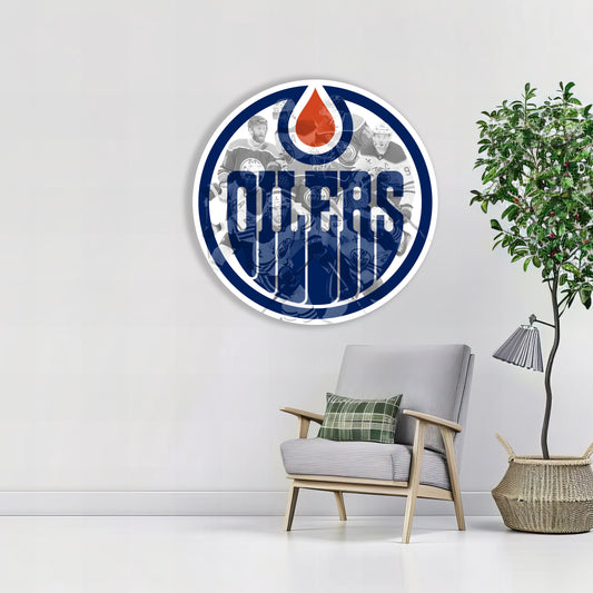 Luminous poster Edmonton Oilers