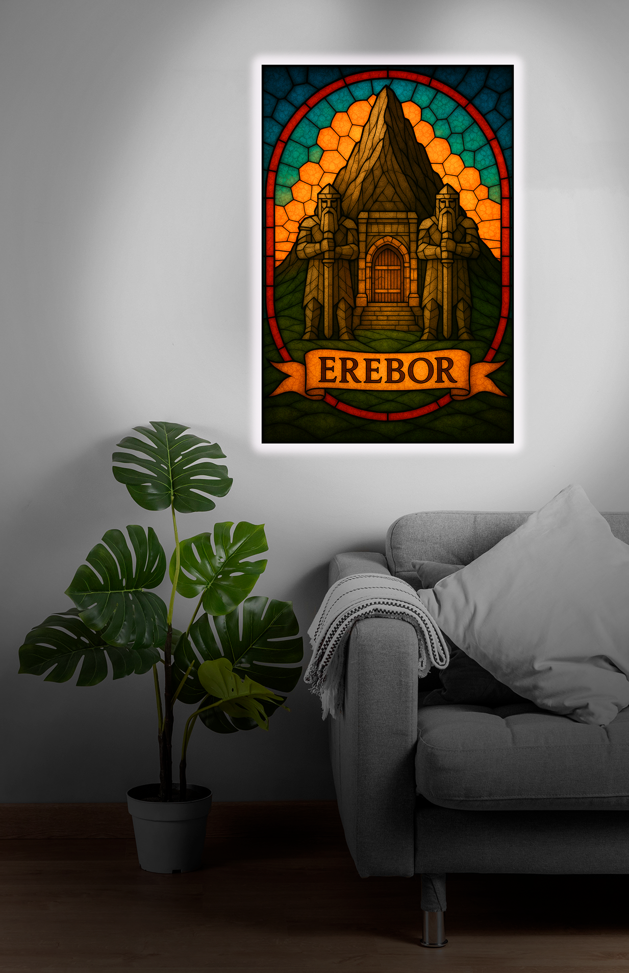 Luminous poster Erebor