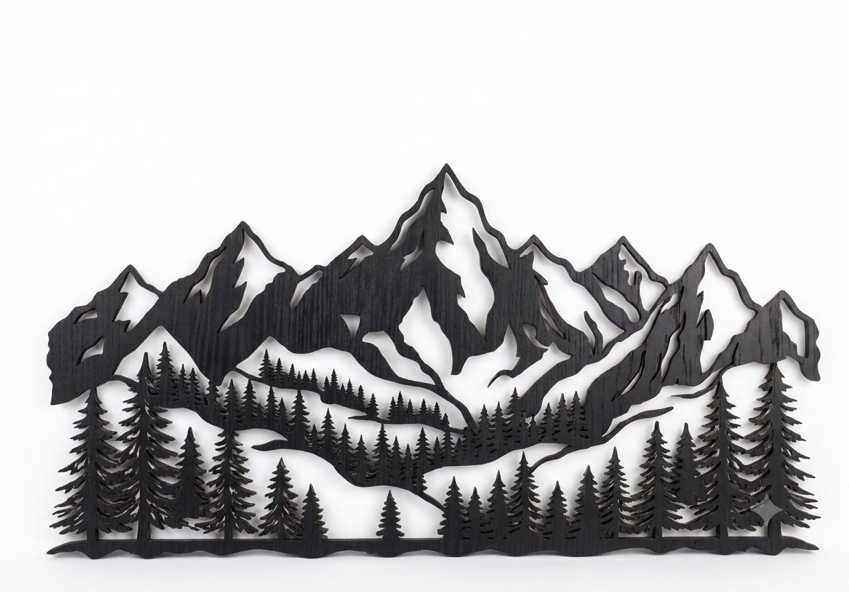 Monte Negro – Real Nature Oak Wood Wall Decor (T-Tatra)