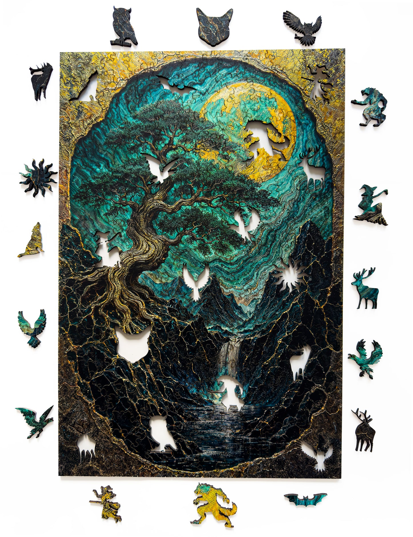 Wooden Puzzle - Golden Pine