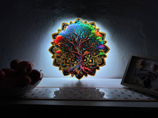 Luminous poster Cosmic Oak