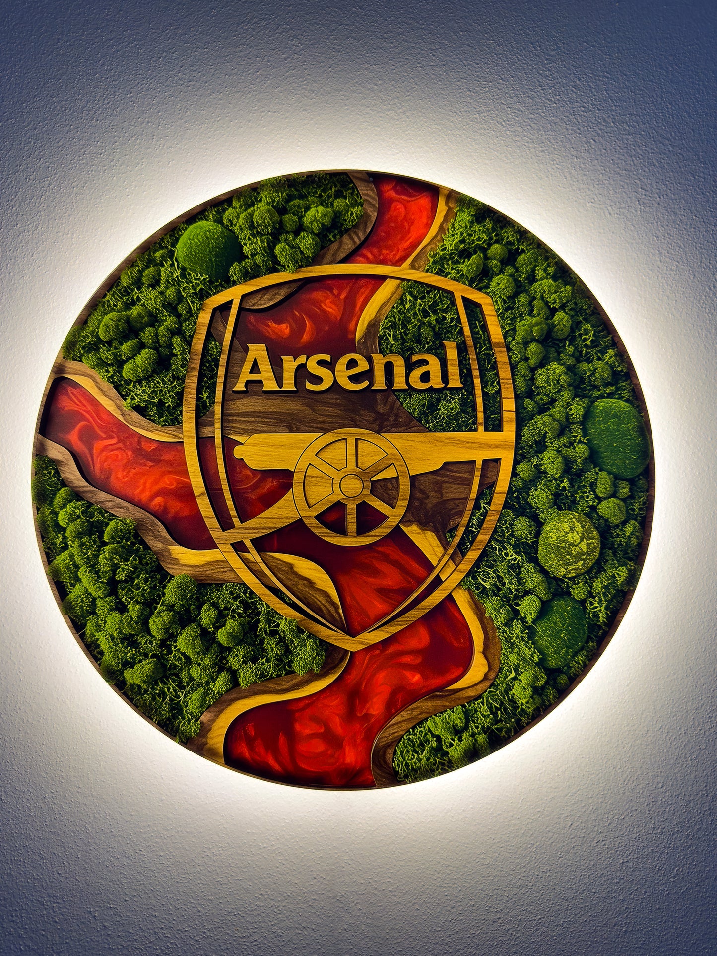 Luminous  Moss poster Arsenal - Moss