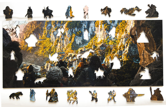 Wooden Puzzle - The Hobbit Rivendell
