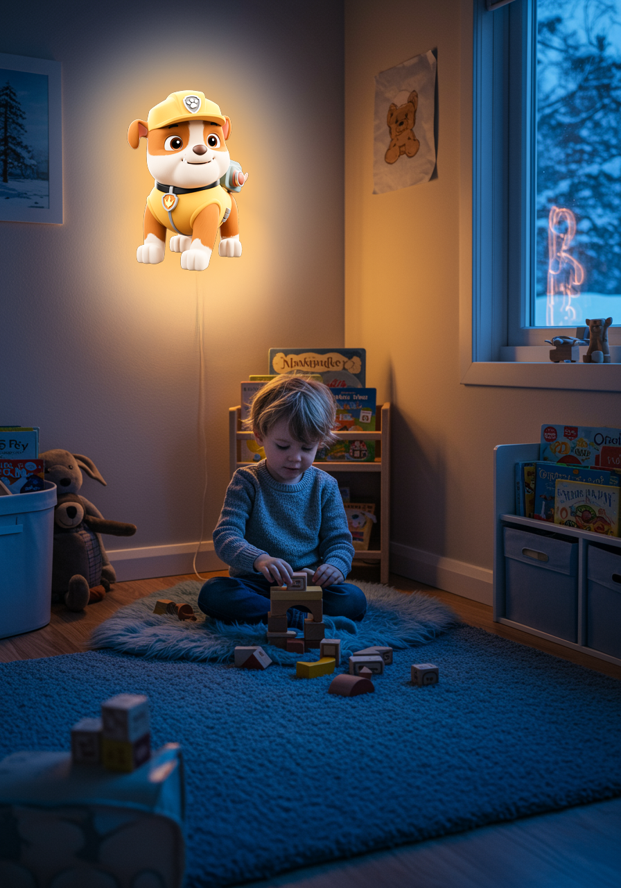 Luminous poster - Rubble paw patrol - Night Lamp