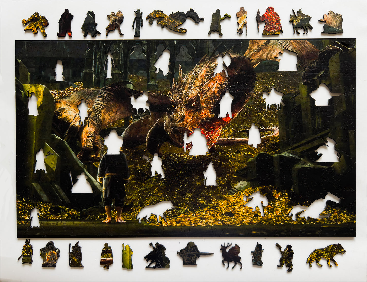 Wooden Puzzle - The Hobbit Smaug