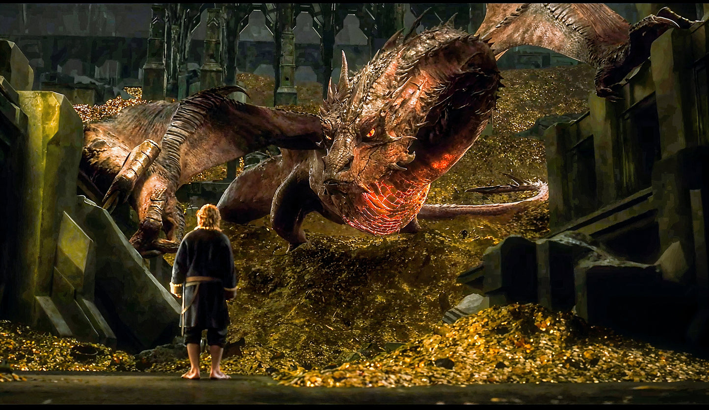 Wooden Puzzle - The Hobbit Smaug