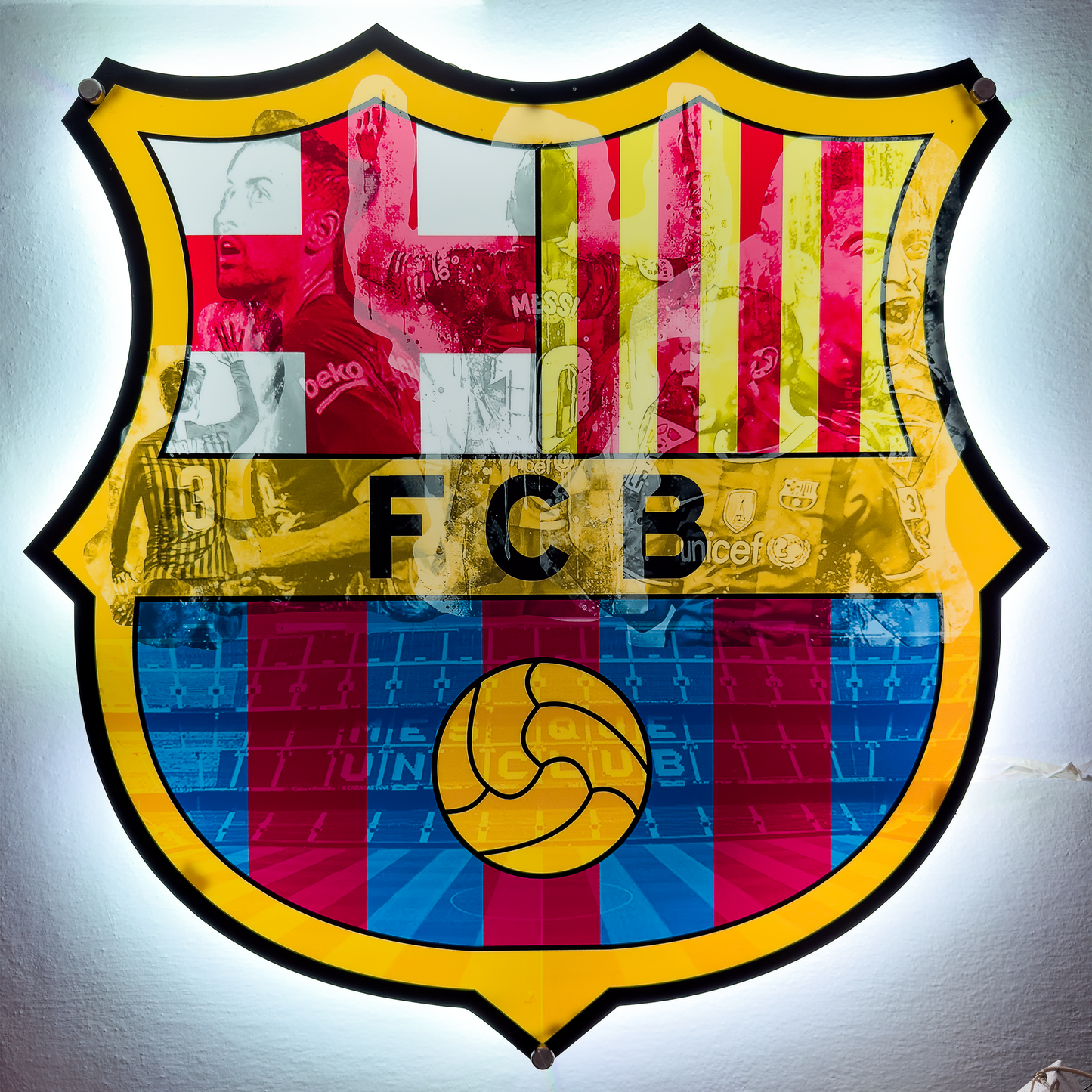 Luminous poster Barcelona - Legends