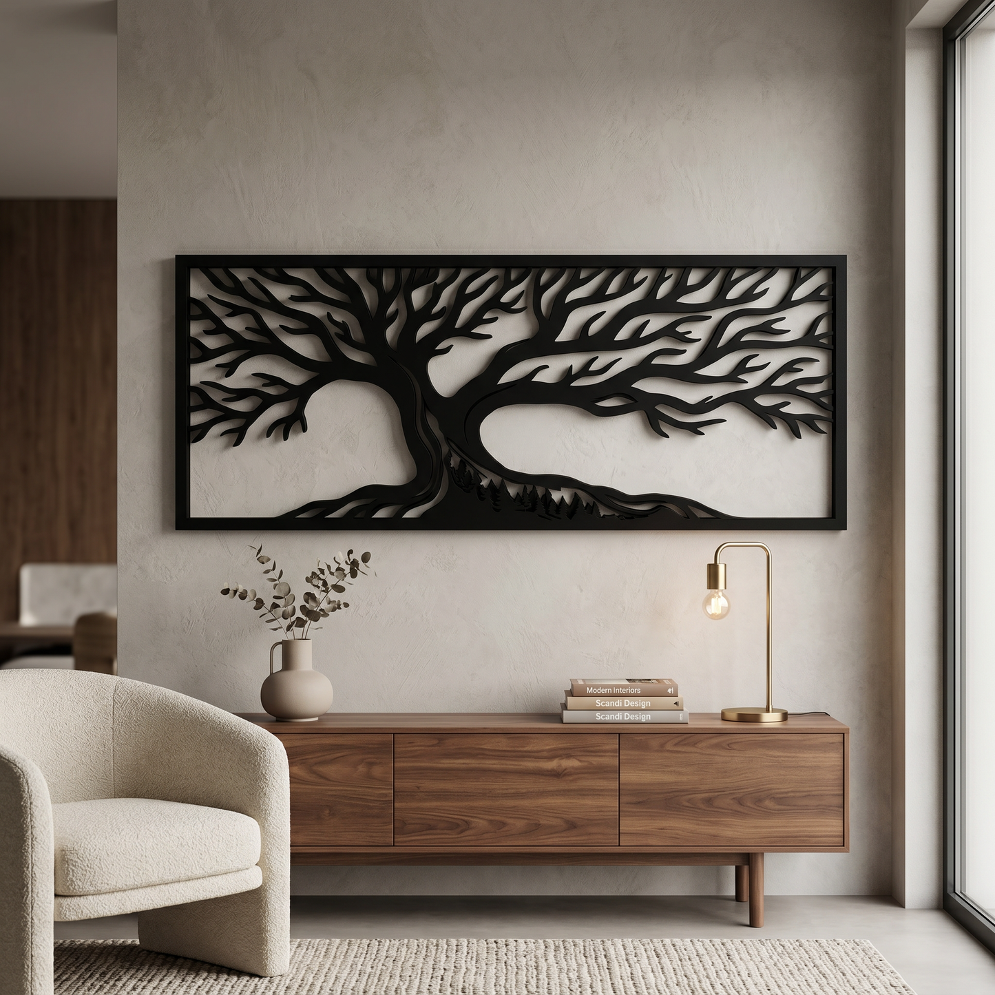 Tree of forest Mero oak wall decor