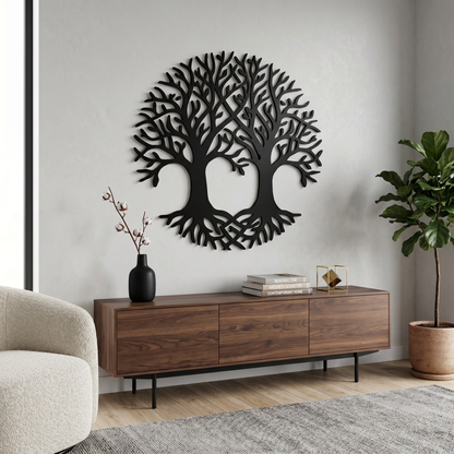 Two Oaks – Real Nature Oak Wood Wall Decor
