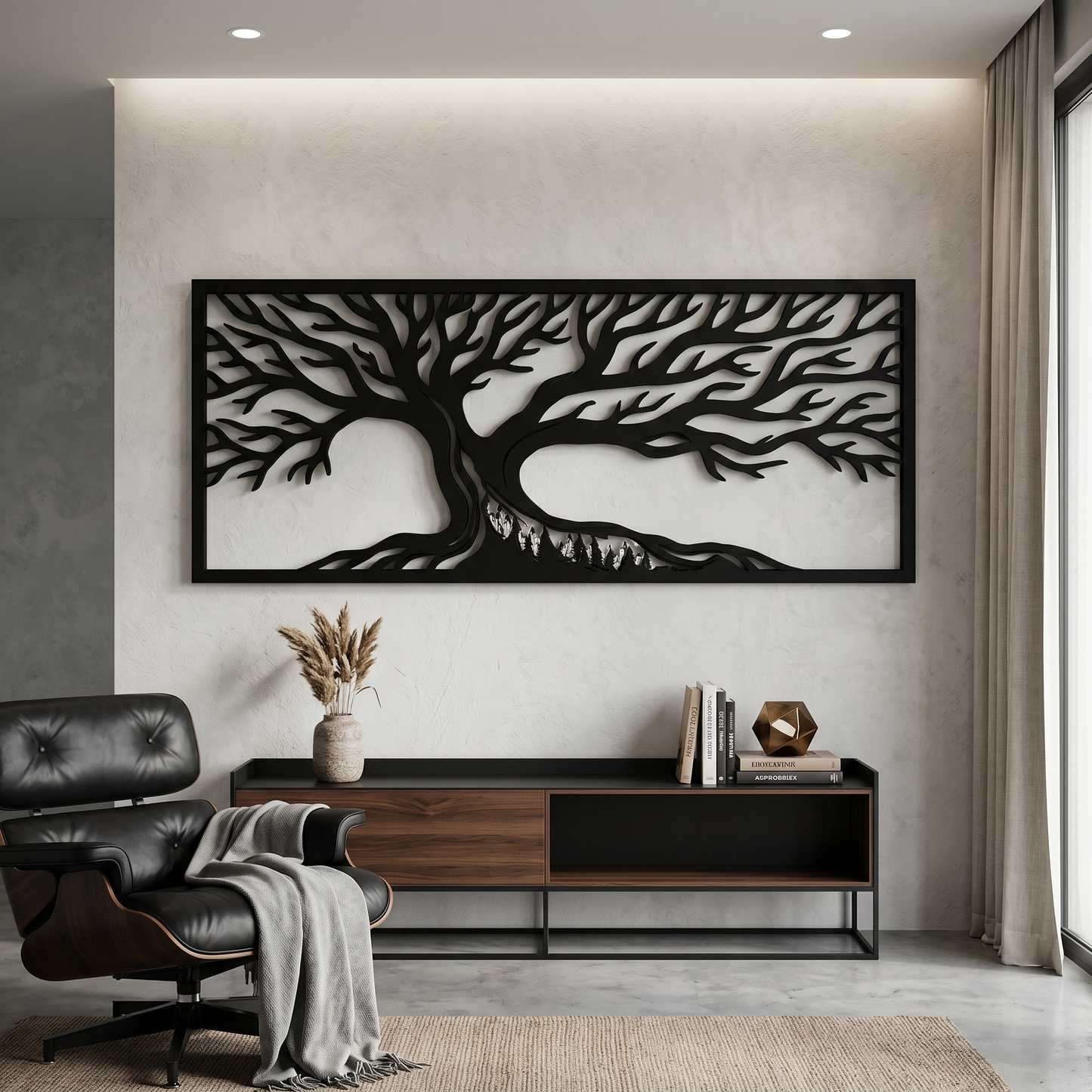 Tree of Forest Mero – Real Nature Oak Wood Wall Decor (T-Tatra)