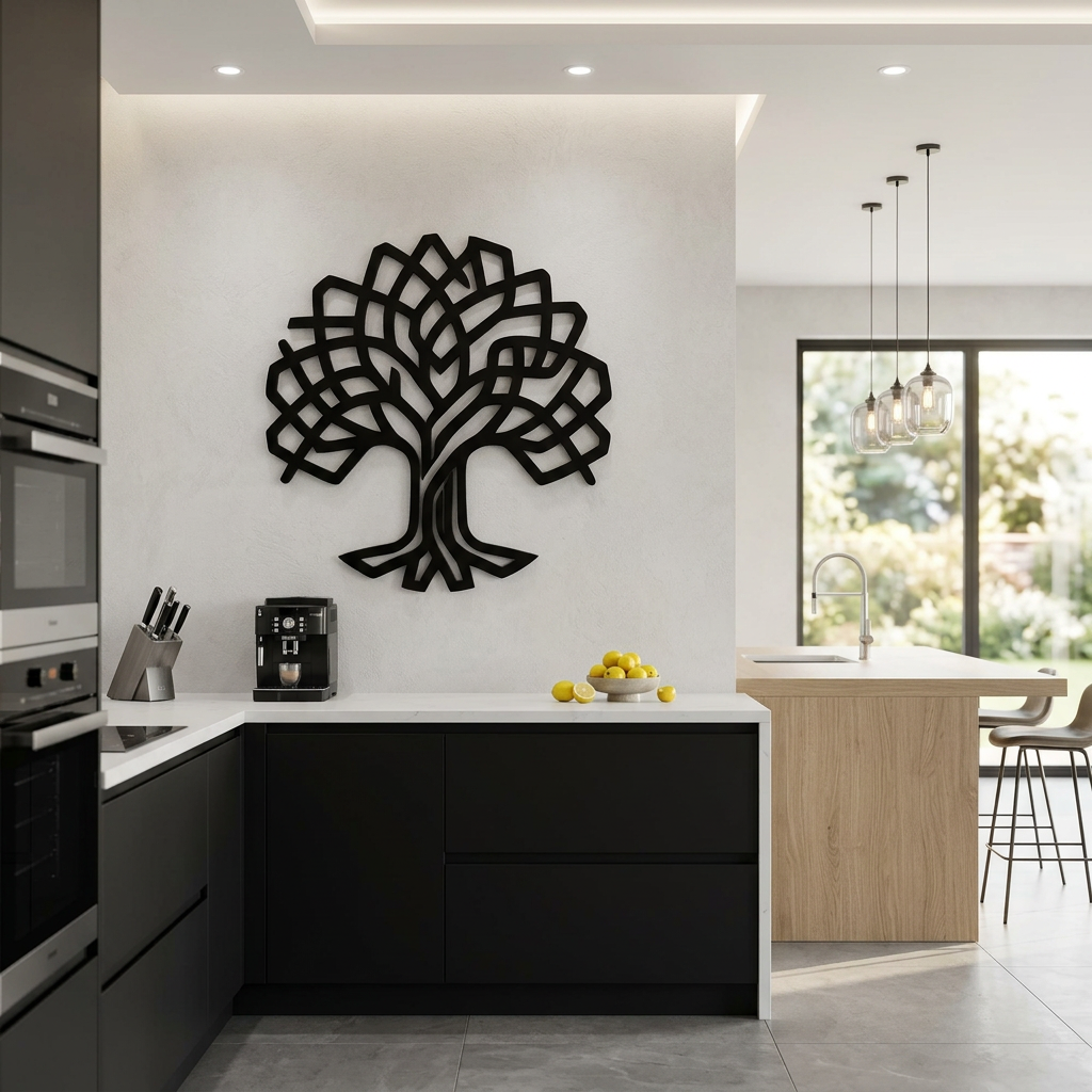 Tree of Life Moderna oak wall decor