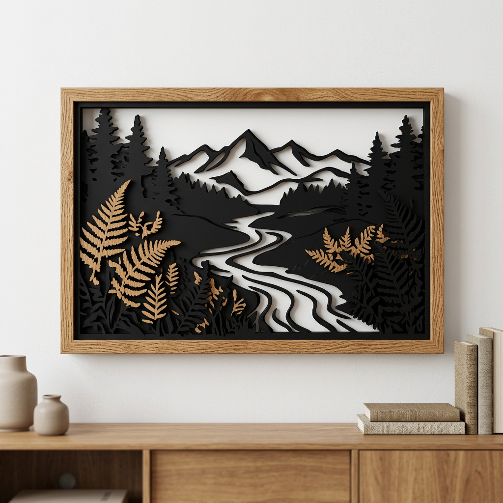 Woodland oak wall decor