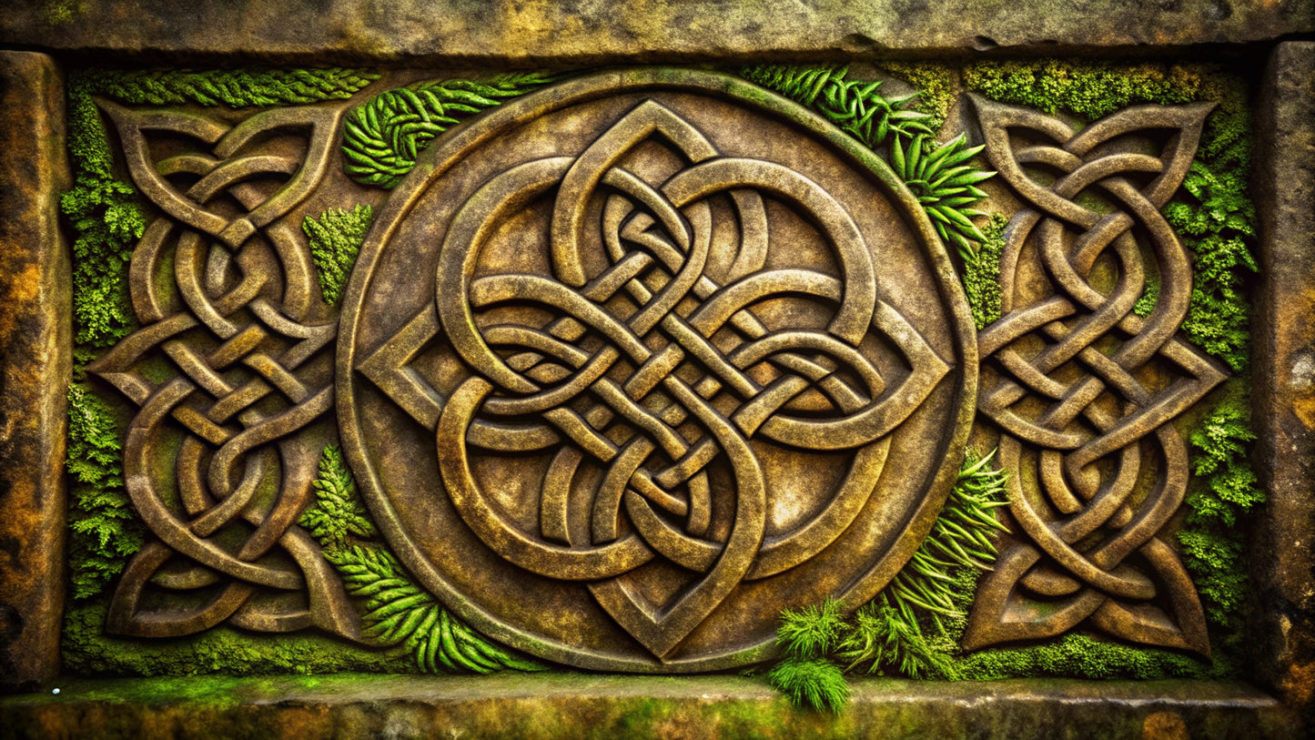 Luminous poster Celtic Stone