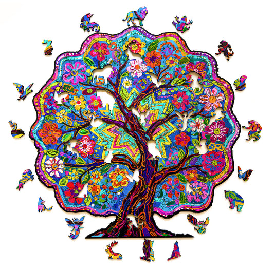 Wooden puzzle Happy Tree