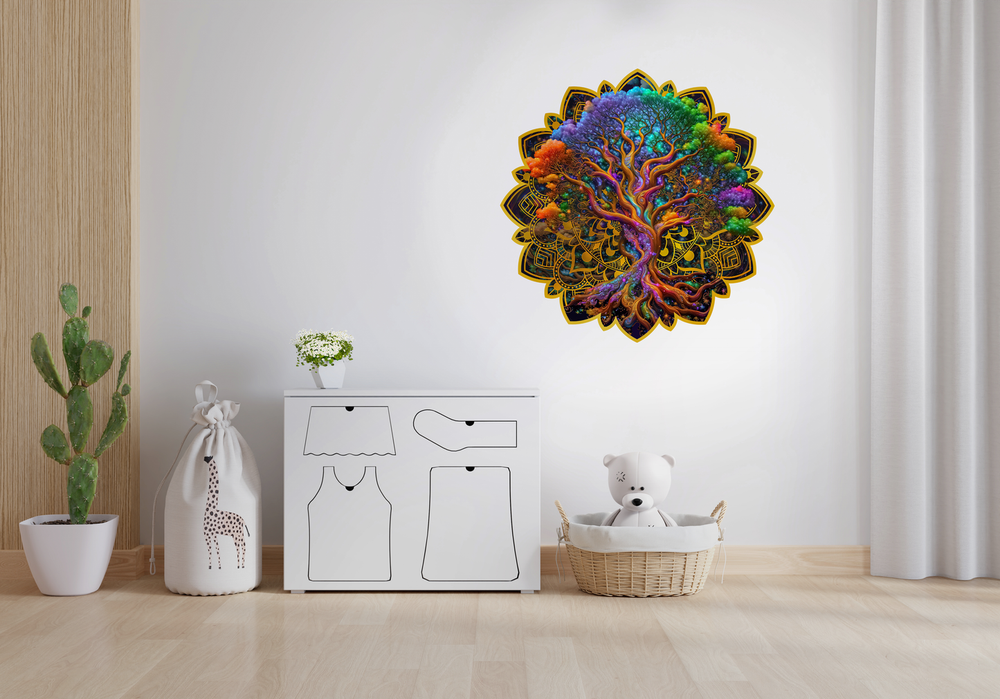 Luminous poster Cosmic Oak